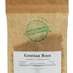 Gentian Root / Gentiana L # Herba Organica #