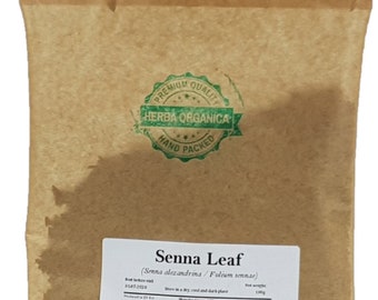 Senna Leaf – Senna alexandrina L – Loose Herbal Tea – Dried Leaves – Herba Organica