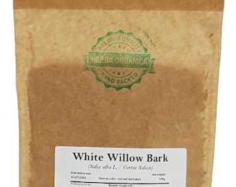 White Willow Bark – Salix alba L – Loose Herbal Tea – Dried Bark – Herba Organica