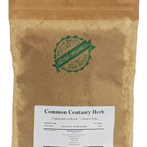 Common Centaury Herb / Centaurium Erythraea L # Herba Organica #