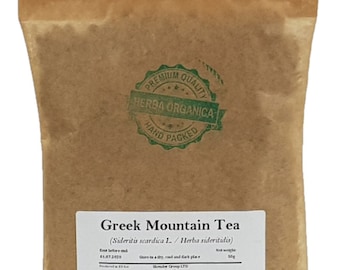 Greek Mountain Tea – Sideritis scardica L – Dried Herb for Herbal Tea – Herba Organica