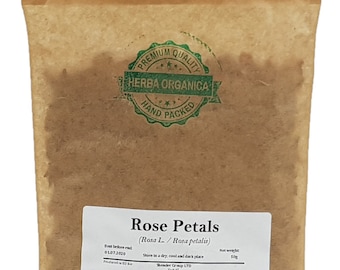 Rose Petals – Rosa L – Loose Herbal Tea – Dried Flowers – Herba Organica