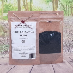 Nigella Sativa Seeds / Black Seeds Cumin / Health Embassy 100% Natural