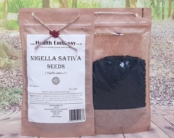 Nigella Sativa-zaden | Zwart komijnzaad | 100% natuurlijk | Gezondheidsambassade