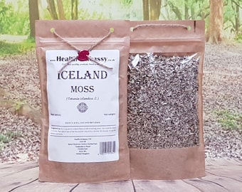 Iceland Moss | Cetraria islandica L | Dried Herbal Moss for Tea | Health Embassy