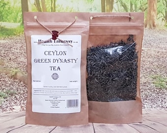Té Verde Dinastía de Ceilán / Té Verde de Hojas Sueltas / Health Embassy (75 g)