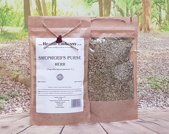 Shepherds Purse Herb | Capsella bursa pastoris | Loose Leaf Herbal Tea | Health Embassy