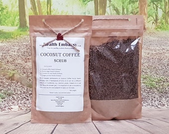 Coconut Coffee Scrub with Ginger / Health Embassy