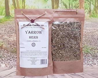 Yarrow Herb | Achillea millefolium L | Dried Herb Herbal Tea | Health Embassy