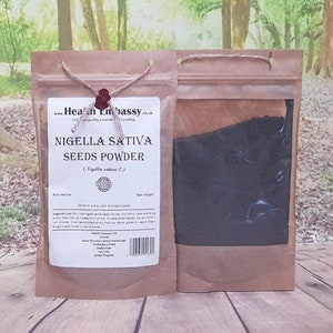 Nigella Sativa Seeds Powder/Black Seed Cumin Powder / Health Embassy