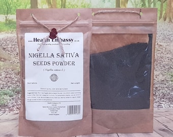 Nigella Sativa Seeds Powder/Black Seed Cumin Powder / Health Embassy