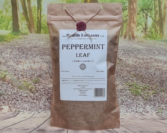 Peppermint Leaf  | Mentha × piperita L | Loose Herbal Tea | Pure Peppermint Leaves | Health Embassy