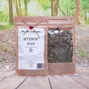 Hyssop Herb / Hyssopus officinalis L / Herbal Tea Health Embassy
