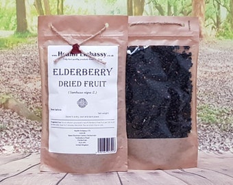 Elderberry Dried Fruit / Sambucus Nigra L / Herbal Tea Health Embassy