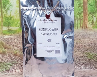Sunflower Baking Flour | Fine Sunflower Flour for Baking | Health Embassy (450g)