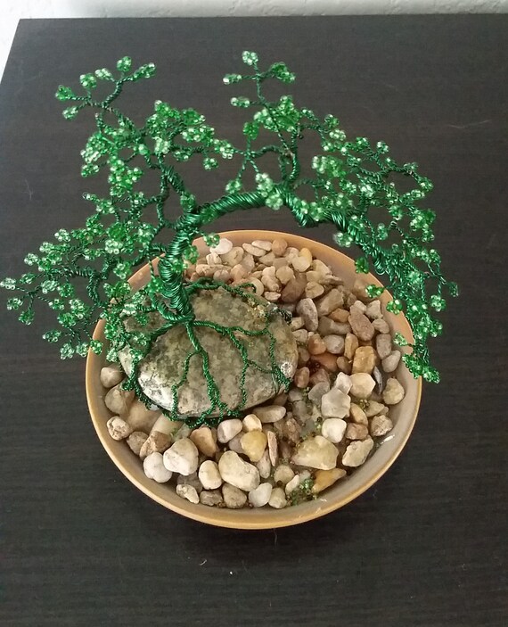 Home Decor: Beaded Wire Tree Bonsai Sculpture Joshua Tree on | Etsy Home Decor: Beaded Wire Tree Bonsai Sculpture Joshua Tree on | Etsy