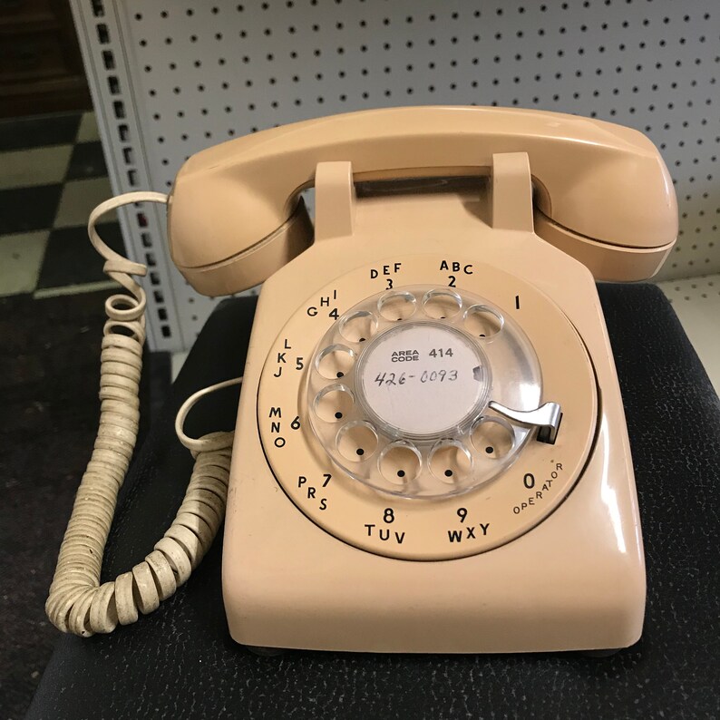 1983 Rotary Dial Western Electric Telephone - 