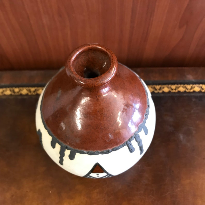 Native American Pottery By Z Gibson Az Tewa-Hopi Design
