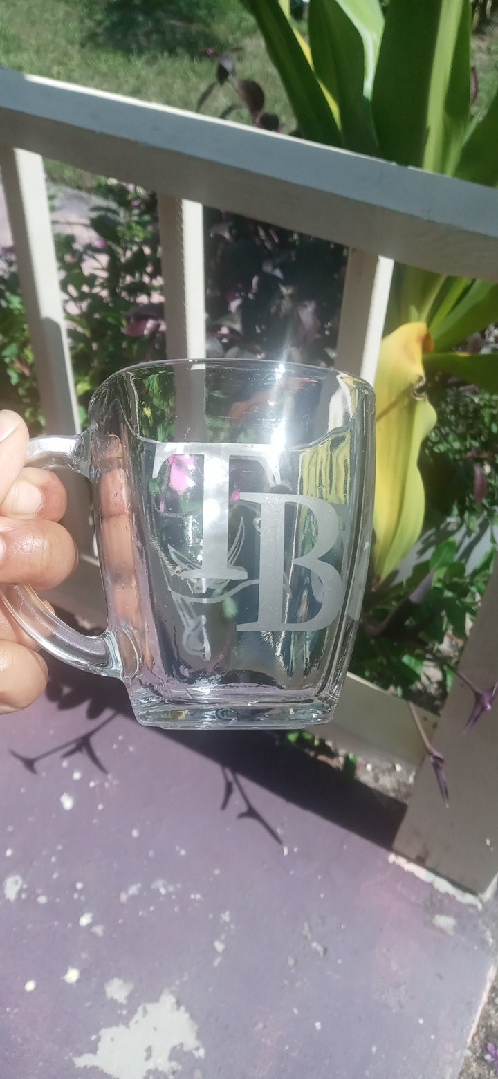 Tampa Bay geätzter Glasbecher (Champa Bay)
