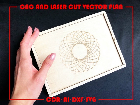 Kit Spirografo / Giochi educativi per bambini / Laser cut vector