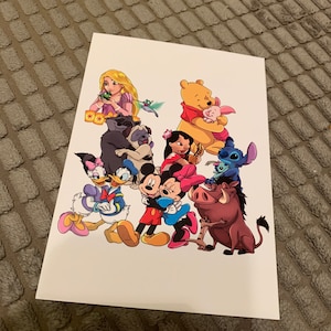 Impression de cartes postales Disney Mash Up
