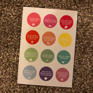 Impression/carte postale Disney Quotes Collection
