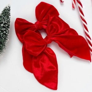 Red Fabric Bow, Bright Red Bow, Hand Tied Bows, Fabric Hair Bows, Christmas Red  Bow, Toddler Hair Bow, Red Chiffon Bow, Solid Red Bow -  Canada