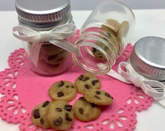 Dollhouse Miniature size modern Chocolate Chip Cookie Box