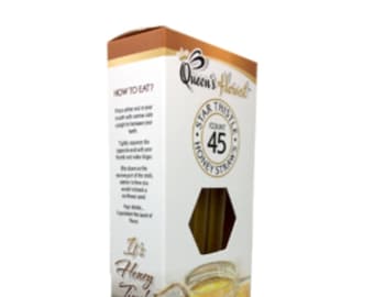 45 Pack Raw Star Thistle Honey Straws