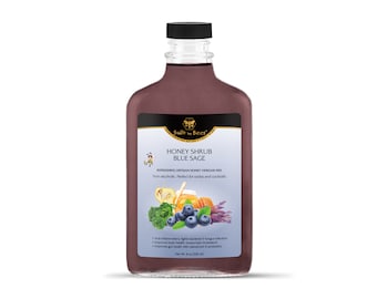 Blueberry Sage Honey Shrub