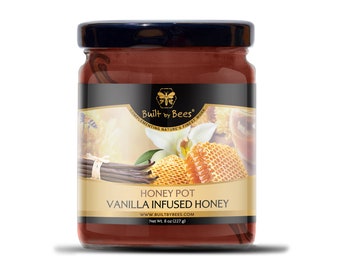 Vanilla Infused Honey Pot