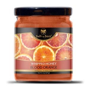 Blood Orange Whipped Honey