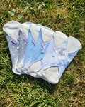 6 Pack Organic Cotton Cloth Pads: Reusable Sanitary Napkins product logo