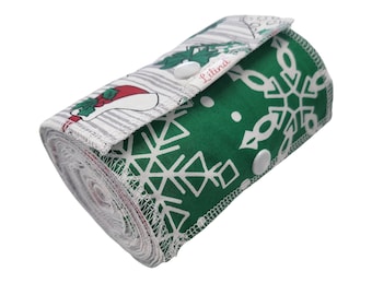 20 Pack Washable Toilet Roll, Christmas Paperless Toilet Roll, Zero Waste, Eco-friendly Family Cloth, Gifts for Christmas