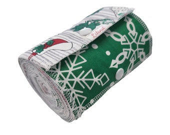Christmas Reusable Toilet Roll: 20 Pack Zero Waste Family Cloth