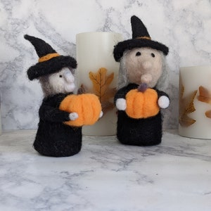 Needle Felted Witch for Halloween image 10