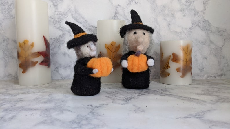 Needle Felted Witch for Halloween image 10