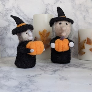 Needle Felted Witch for Halloween image 8