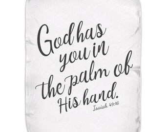 scripture swaddle blanket