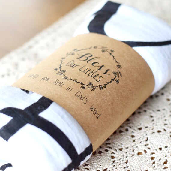 scripture muslin blanket