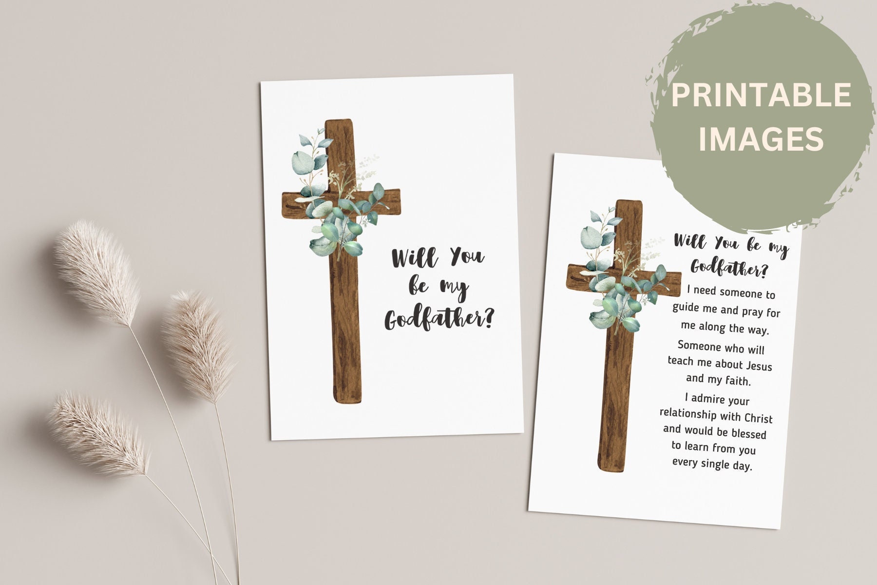 Will You Be My Godfather Proposal Printable Godfather Poem Proposal ...