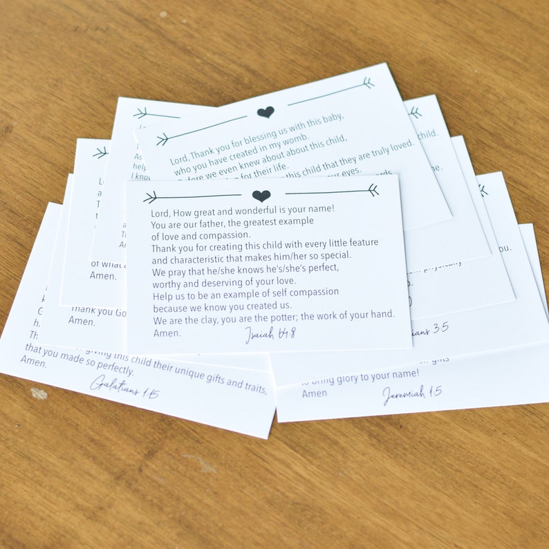 Expecting Mom Pregnancy Prayer Cards Memory Verse Cards Gifts for pregnant women First Trimester Gift