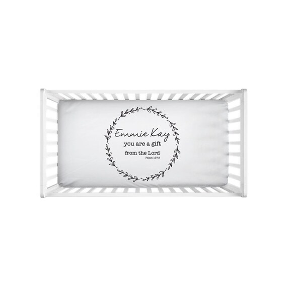 bible verse crib sheets