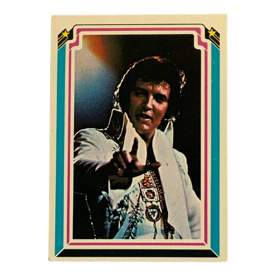 Elvis Presley Elvis King Movie Vintage Original 1978 Boxcar Trading Card Cards Rock N Roll