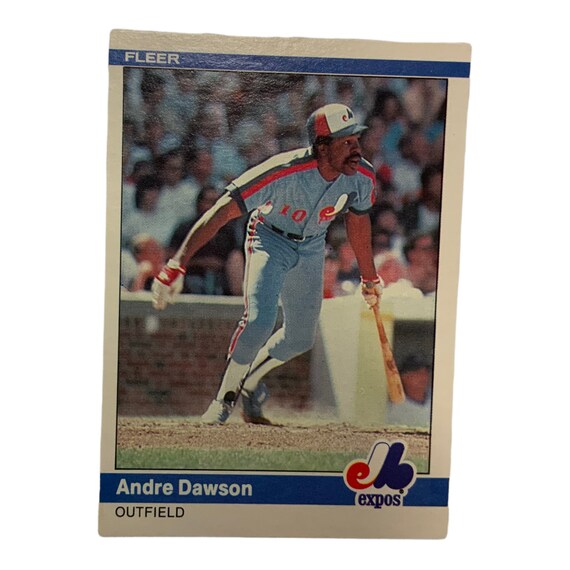 Vintage Andre Dawson Baseball Card 1984 Expos Fleer JB