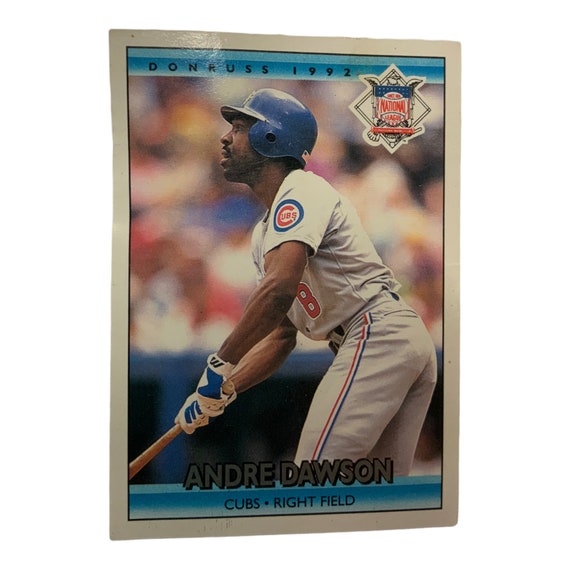 Vintage 1992 Donruss Baseball Card Andre Dawson Chicago Cubs