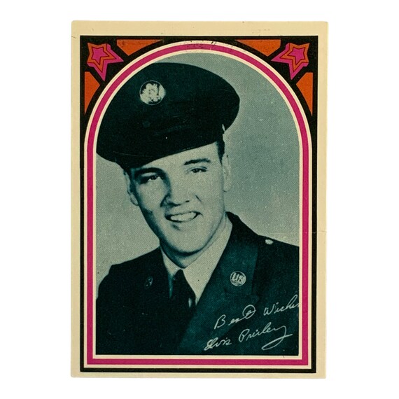 Elvis Presley Elvis King Movie Vintage Original 1978 Boxcar Trading Card Cards Rock N Roll