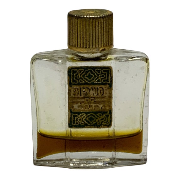 Vintage Small Coty Emeraude Perfume Parfum Bottle Vanity Bottle