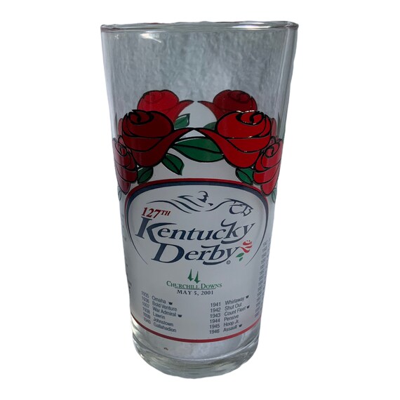 Kentucky Derby Glasses Collectors Glass Derby 127 Louisville 2001 Churchill Downs