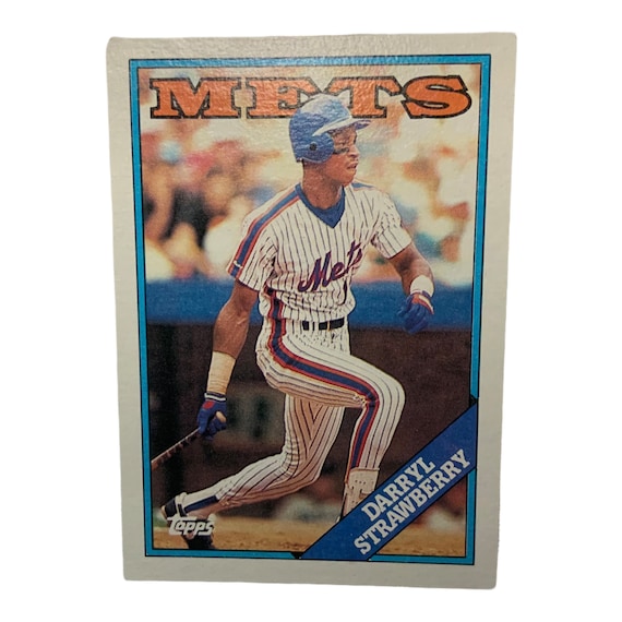 Vintage Baseball Card Darryl Strawberry 1988 Topps Chewing Gum New York Mets